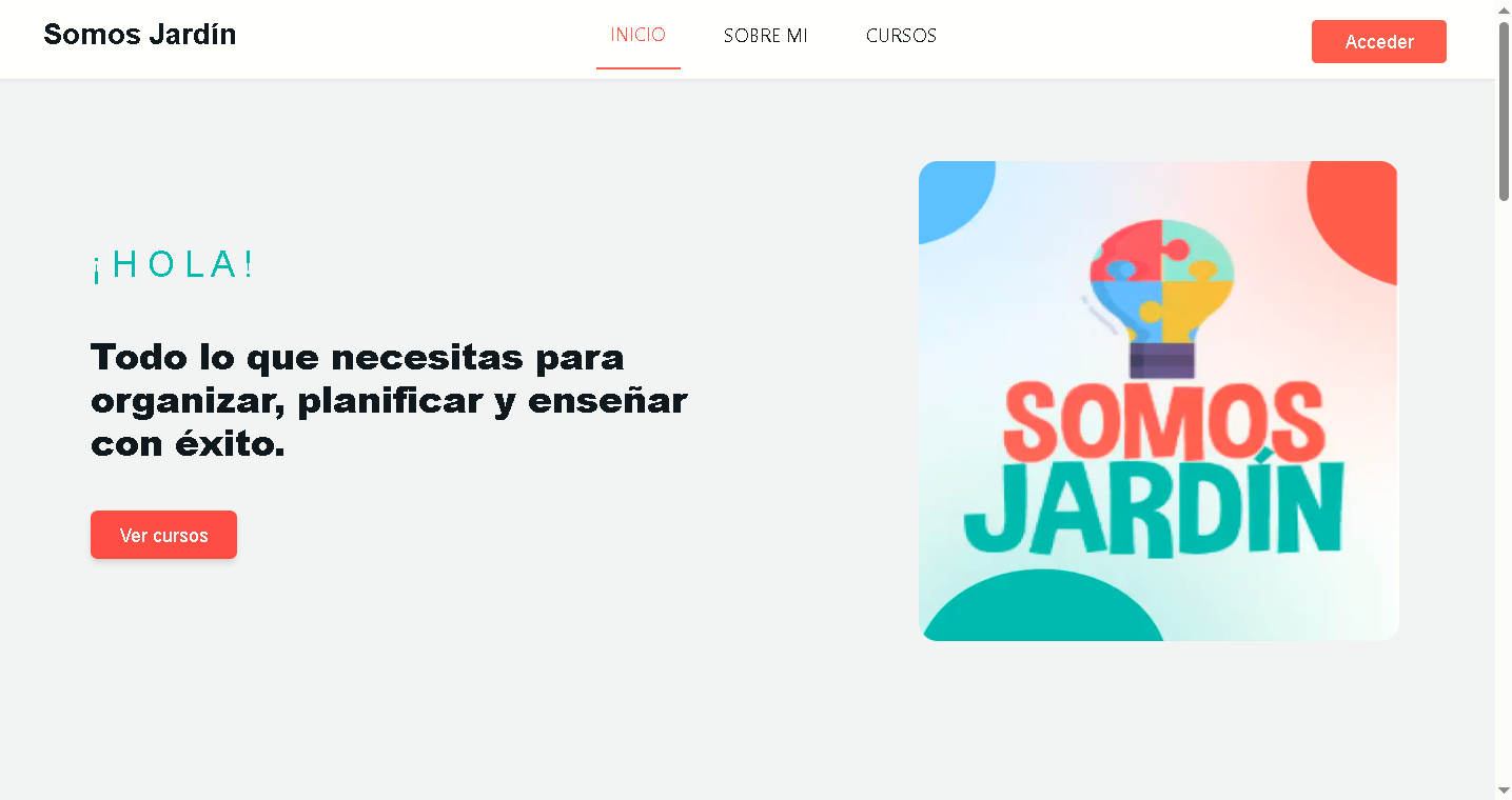 Somos Jardín Web imagen